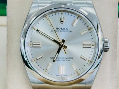 Rolex Oyster Perpetual 36mm 126000 Silver Dial Oyster Bracelet Watch swiss brand