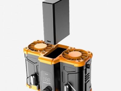 Portable Twin-Turbo Waist Fan