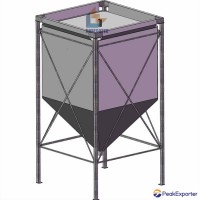 10 ton fabric silo for grain