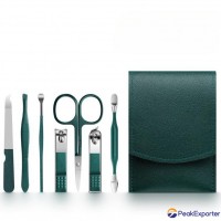 Green Manicure Set 7 IN 1 Nail Clipper Set Nail Care Tools