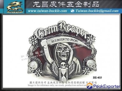 Sickle Grim Reaper Taiwan Belt Buckle