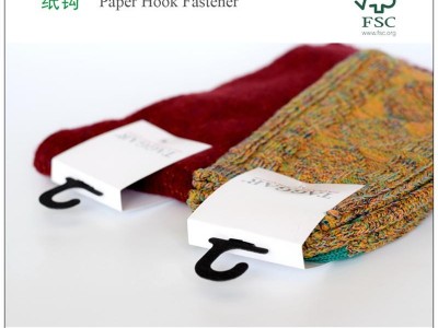 FSC certifed papercard  hook, paper sock hook,paper hanger