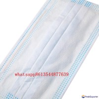 50pcs 3-Ply Disposable Face Mask with Elastic Earloop Blue