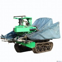 Collect umbrella crawler fruit shaker