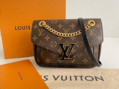 Monogram Passy Bag Luxury M45592 Crossbody     andbag Canvas Brown