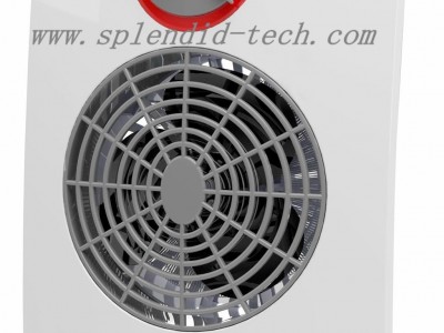 Fan heater with 120° oscillation IP21