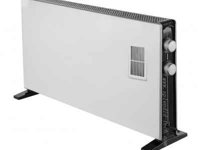 Slim style portable convector heater with turbo fan