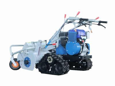 walk behind crawler type brush mower flail mower