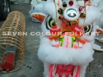 Chinese dragon in white fur