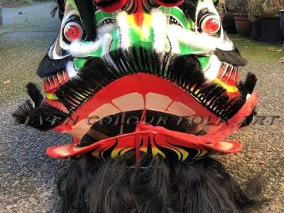 Foshan traditional lion in red color