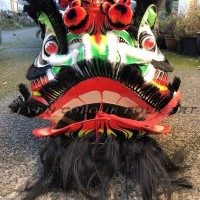 Foshan traditional lion in red color