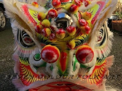 Traditional Foshan lion in white color