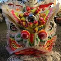 Traditional Foshan lion in white color