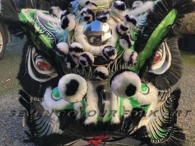 Foshan bristle lion in black color