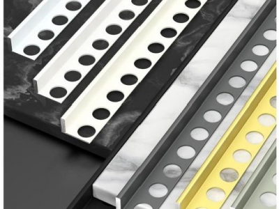 Tile Accessories Series Decorative Tile Edge Silver Color Aluminum Tiles Trim Al