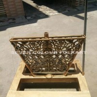 1 pole stainless steel stand cart for banner or flag