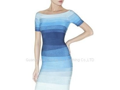 2015 gradient colorblocked bandage dress herve leger manufactory