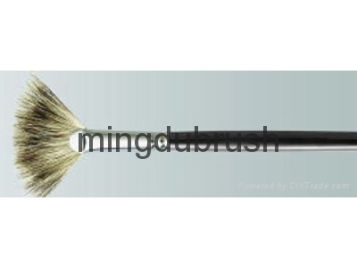 Badger Hair Artist paint  Brush with Black Wooden Handle (607)