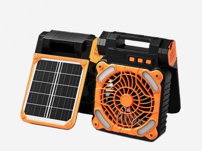 Portable Solar Camping Fan