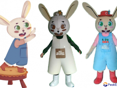 custom make bunny rabbit mascot costumes
