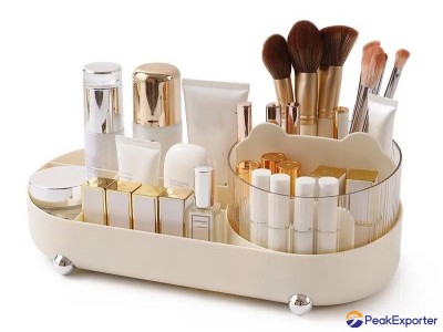 Makeup box Rotating Makeup Organizer for Vanity Cosmetic Case