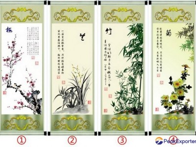 The Chinese traditional painting - meilanzhuju-1