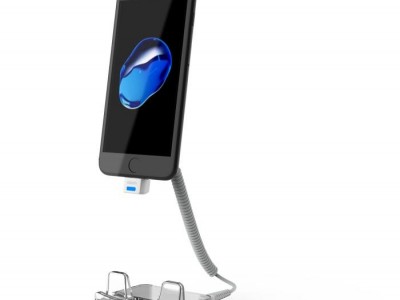 PHYSICAL  STAND  Vertical display 75° transparent plastic material PMM7004T
