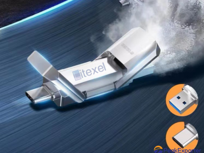512GBSolid-state USB flash drive with dual interfaces (Type-C and standard USB)