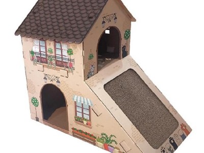 Custom all size Pet house cat cat houses smart house cat scratcher pet bad Paper