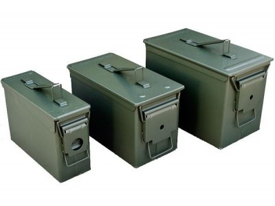 Mil-Spec Ammo Can 3-Can Combo Pack Steel Ammunition Storage Box