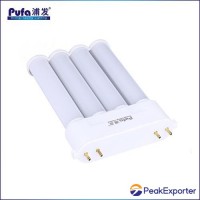 1125lm 9W LED PL lamp replace 18W CFL 4 pin 2G10 Base