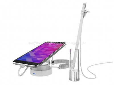 Showhi security display stand for cell phone and accesory charge alarm function