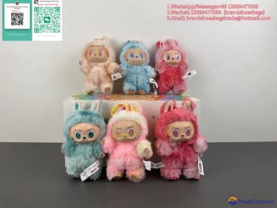 Labubu keychain Pop mart keychain decoration Doll toy Jual Pop Mart Labubu The M