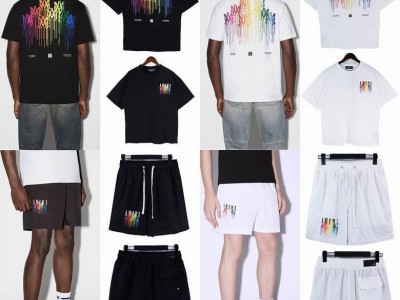 Amiri tshirt stylish man top short pant t-shirt amiri sport tracksuit