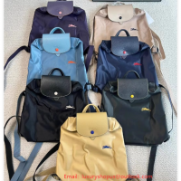 Longchamp Leather Le Pliage Club Backpack Men Women luxury design bags for sale