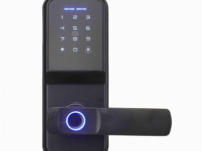 fingerprint keyless smart door handle lock