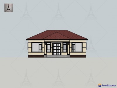 Light steel structure villa for modern homes