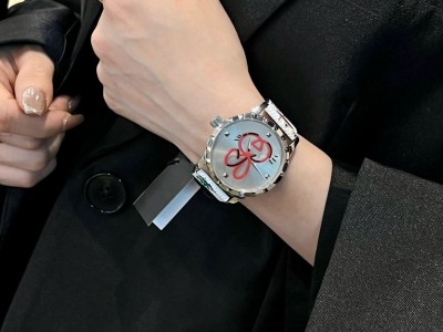 Highly recommended GG Kingman watch, GG rabbit print, leather-style watch wholes