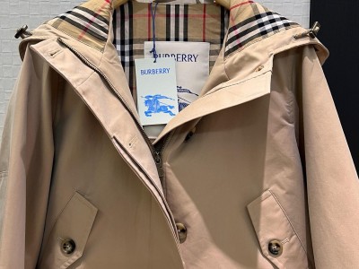 bbr double-sided two-way waist short check jacket