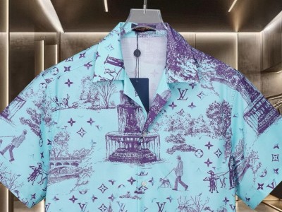 Patterned short-sleeve shirt, shirt, wholesale, retail