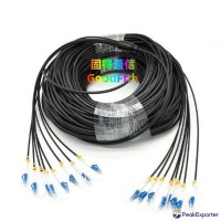 Armored Tactical Fiber Patch Cord Cable LC-LC UPC SM 2,4,6,8,12,24  Core  TPU