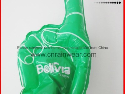 PE Inflatable Customized Cheering Hands for Promotion