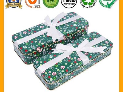 Christmas tin box