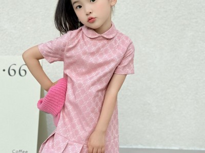 Children's dresses, dresses, pink dresses, wholesale and retail.
