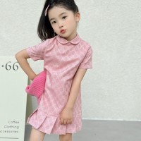 Children's dresses, dresses, pink dresses, wholesale and retail.