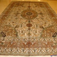 Wholesale Persian handmade carpet 14x20 ft mulberry silk carpet