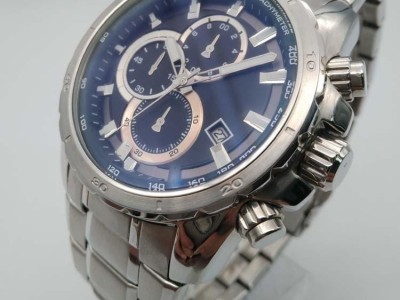 Stainless Steel Watch with Calendar SMT-1027