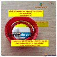 Virgin Silver Liquid Mercury 99.999% cas7439-97-6