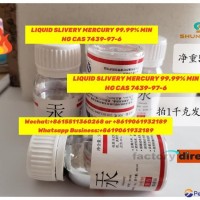 Mercury 99.999% CAS 7439-97-6 silver Hg Factory-direct!