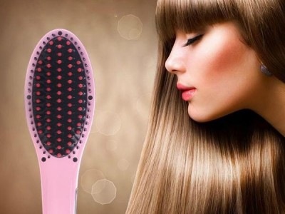 Electric Hair Straighteners Comb Brush